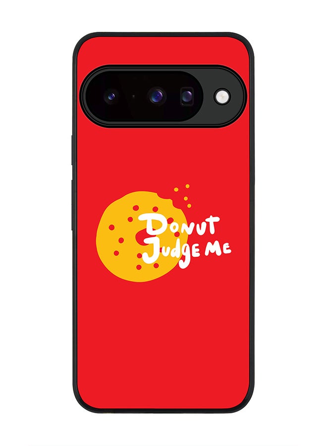 For Google Pixel 10 Case,Slim fit Camera Protection, Shockproof Thin Phone cover  - Donut judge me